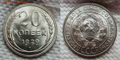 20 копеек 1929  до 02.11.2024 в 22-00 по мск - 1929