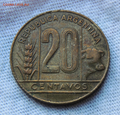Аргентина 20 сентаво 1950 до 3.11.2024 - Аргентина 20 1950.JPG