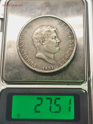 Две Сицилии, 120 грано 1851, до 06.11.2024 - IMG_20241022_145749~2