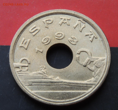 Испания 25 песет 1993 aUnc до 5.11.2024 - Испания 25 песет 93 .JPG