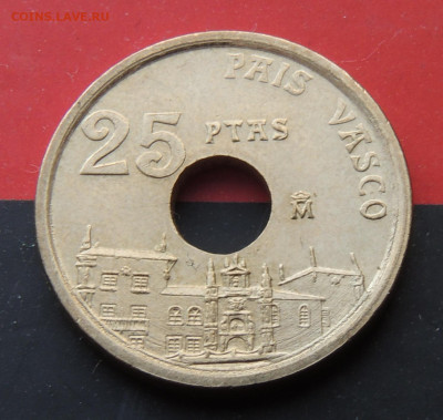 Испания 25 песет 1993 aUnc до 5.11.2024 - Испания 25 песет 93.JPG