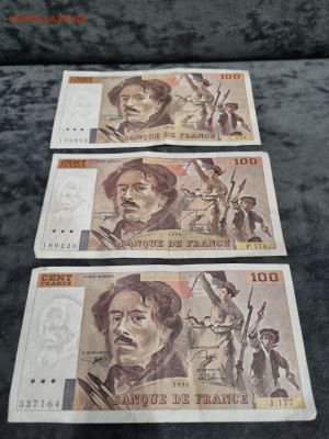 Франция 100 франков 1990 - 5246708882196260194