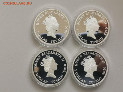 1дол 2010 Тувалу Короли дорог. Грузовики (4шт), Ag999, до 08 - ЯЯ Короли дорог-3
