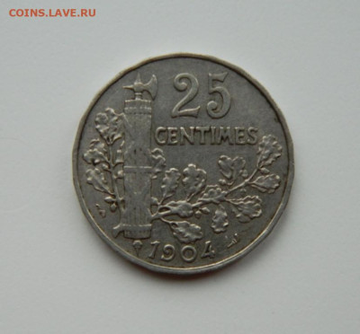 Франция 25 сантимов 1904 г. до 09.11.24 - DSCN2513.JPG
