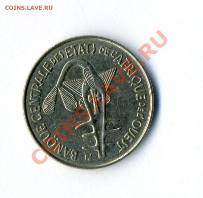 100 франков КФА  1975                до 5.02.12 в  22-30 - 12121 (14)