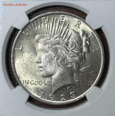 1 доллар "Мирный" 1923 NGC MS62. До 08.11.24 22:00 - IMG_7904