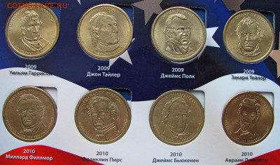 Набор монет 1 доллар "Президенты США", оценка. - 5.JPG