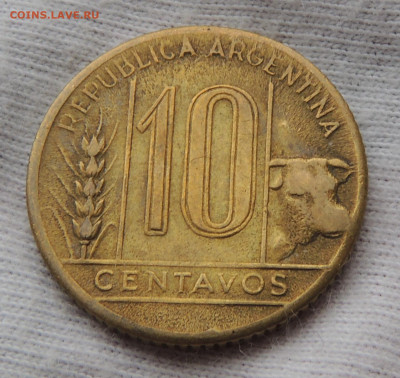 Аргентина 10 сентаво 1946 до 10.11.2024 - Арген 10 1946.JPG