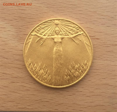 золотая школьная медаль России образца 1992 года - zolotaja_shkolnaja_medal_rossii_obrazca_1992_goda_zoloto_za_osobye_uspekhi_v_uchenii_40_mm