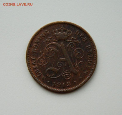 Бельгия 2 сантима 1912 г. до 12.11.24 - DSCN2570.JPG