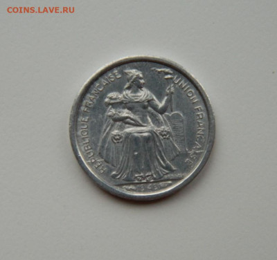 Фр. Новая Каледония 50 сантимов 1949 г. (Фауна) до 12.11.24 - DSCN2634.JPG