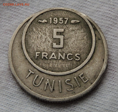 Тунис 5 франков 1957 до 10.11.2024 - Тунис 5 57.JPG