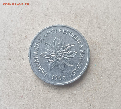 Мадагаскар 1 франк 1966 год - IMG20241107115852