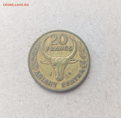 Мадагаскар 20 франков 1972 год - IMG20241107115941