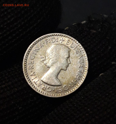 Австралия 3 пенса 1957 года, серебро. До 13.11 - 20241015_223221