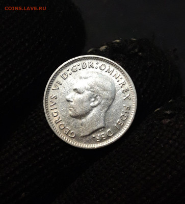 Австралия 3 пенса 1951 года, серебро. До 13.11 - 20241015_224044