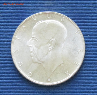 Швеция 2 кроны 1938 до 10.11.2024 21.00 мск - Швеция 2кр38 300 лет поселению Делавэр а.JPG