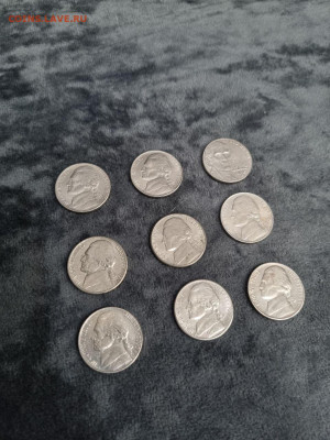 США 5 cent 9 шт. все разные до 11.11.2024 в 22:00 - 5215477954488952348