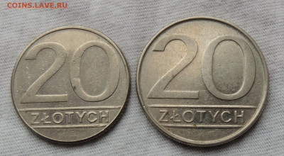 Польша 20 злотых 2 монеты №2 до 12.11.2024 - 2 монеты Польши.JPG