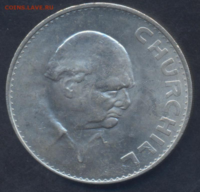 Британия 1 крона 1965 г.11.11.2024 г. 22 -00 МСК. - Крона 1965 1