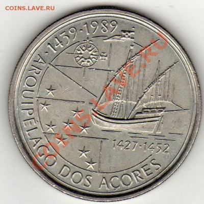 ПОРТУГАЛИЯ 100 ЭСКУДО 1989 АЗОРЫ ДО 02.02.12 В 22МСК (1356) - img600