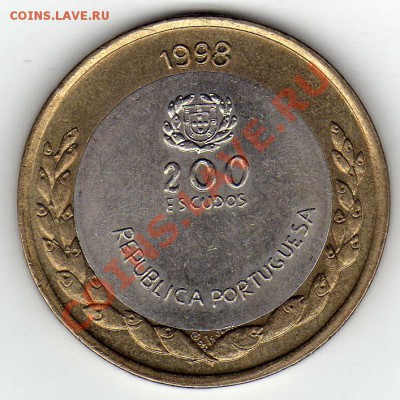 ПОРТУГАЛИЯ 200 ЭСКУДО 1998 ЭКСПО ДО 02.02.12 В 22МСК (1356) - img613