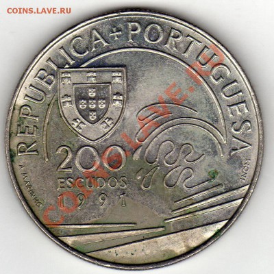 ПОРТУГАЛИЯ 200 ЭСКУДО 1991 КОЛУМБ ДО 02.02.12 В 22МСК (1356) - img615