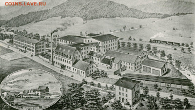 Нотгельды Германии. Обзорная тема. - Суконная фабрика около 1885 г. – первое крупное промышленное предприятие Нойштадта.