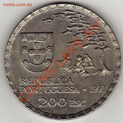ПОРТУГАЛИЯ 200 ЭСКУДО 1993 ARTE NAMBAN ДО 02.02.12-22Ч(1356) - img623