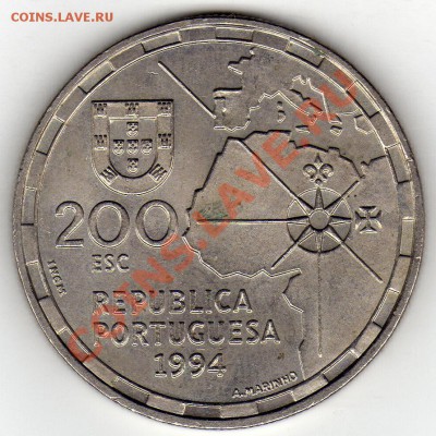 ПОРТУГАЛИЯ 200 ЭСКУДО 1994 РАЗДЕЛ МИРА ДО 02.02.12-22Ч(1356) - img627