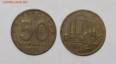 ГДР 50 пфеннигов 1950 года - 13.11 - IMG_20241109_181848