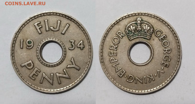 Фиджи 1 пенни 1934 года Георг V - 13.11 - IMG_20241109_182044