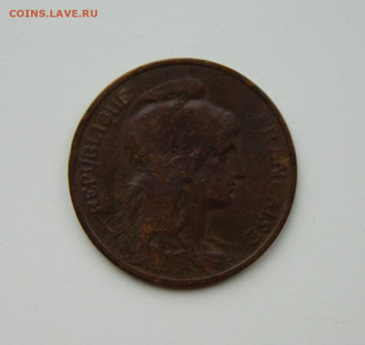 Франция 5 сантимов 1916 г. до 17.11.24 - DSCN2723.JPG