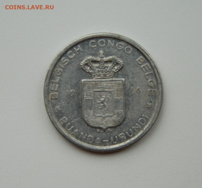 Бельгийское Конго (Руанда-Урунди) 5 франков 1956г. до 17.11. - DSCN2717.JPG
