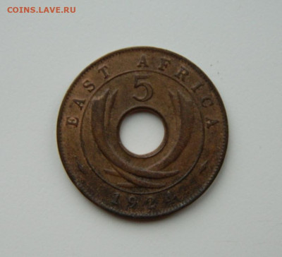 Британская Восточная Африка 5 центов 1924 г. до 17.11.24 - DSCN2726.JPG