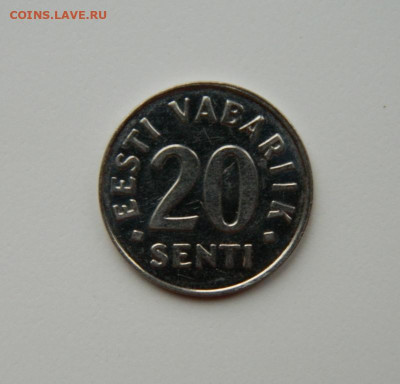 Эстония 20 центов 1999 г. до 18.11.24 - DSCN2856.JPG