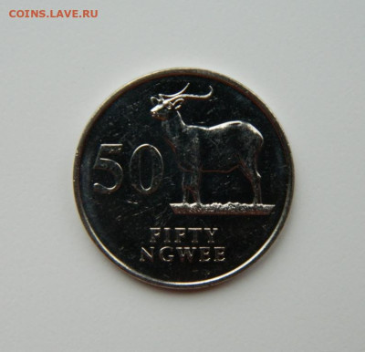 Замбия 50 нгве 1992 г. (Фауна) до 18.11.24 - DSCN2760.JPG