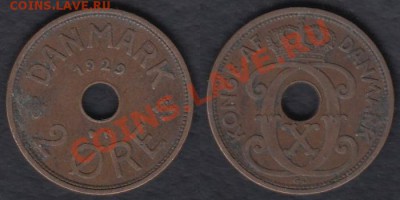 Дания 2 эре 1929 до 31.01.2012 21-30 - Дания 2 эре 1929 03