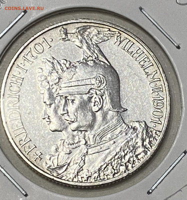 Германская империя 2 марки 1901 г "200 лет Пруссии" - IMG_0944