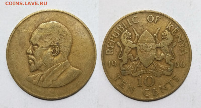 Кения 10 центов 1966 года - 16.11 - IMG_20241111_200336