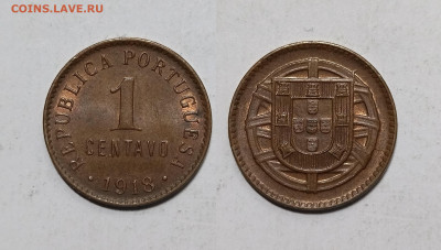 Португалия 1 сентаво 1918 года - 16.11 - IMG_20241111_200839