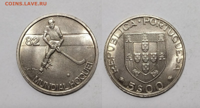 Португалия 5 эскудо 1982г ЧМ по хоккею на роликах - 16.11 - IMG_20241111_195722_1