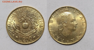 Италия 200 лир 1994 г 180 лет карабинерам - 16.11 - IMG_20241111_200642
