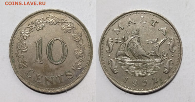 Мальта 10 центов 1972 года - 16.11 - IMG_20241111_200231