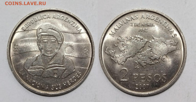 Аргентина 2 песо 2007 г 25 лет оккупации - 16.11 - IMG_20241111_200245