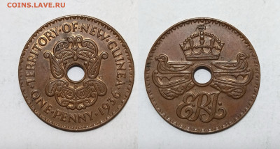 Британская Новая Гвинея 1 пенни 1936 г Эдвард VIII - 16.11 - IMG_20241111_200033