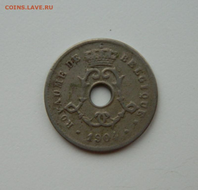 Бельгия 5 сантимов 1904 г. до 21.11.24 - DSCN2962.JPG