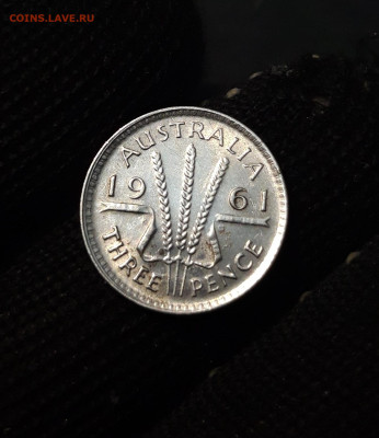 Австралия 3 пенса 1961 года, серебро. До 21.11 - 20241015_224711