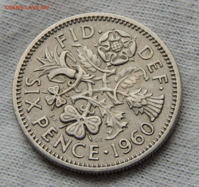 Великобритания 6 пенсов 1960 до 19.11.2024 - 6 пенсов 1960.JPG