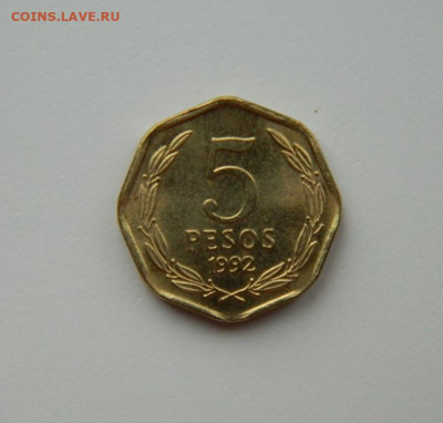 Чили 5 песо 1992 г. до 21.11.24 - DSCN2940.JPG